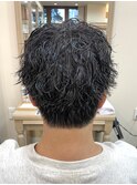 MEN’S HAIR/波巻ツイストスパイラル/フェザーパーマ/中村