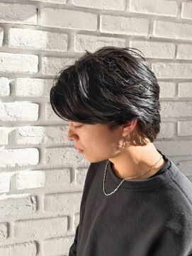 ビランチェ 池袋(bilancia) 毛流れセンターパート/メンズウルフ/ニュアンスパーマ/池袋