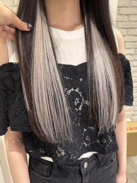 フーバイケンジ(fuu + KENJE) ブリーチしなくても叶うインナーホワイト