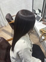 シエル 立川店(CIEL)&nbsp;CIEL小口 パープルグレージュ×美髪矯正髪質改善