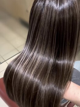 エム インターナショナル 春日部本店(EMU international)の写真/驚きの声多数極ツヤ”酸性矯正“ ［ブリーチ/ダブルカラー/ハイライト/レイヤーカット/前髪カット/顔周り］