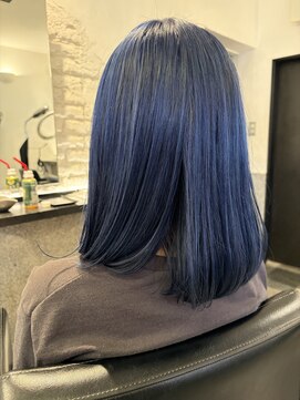 スノッブ HAIR SNOB ミディアムブルー