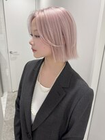 リヴ オオサカ(LIV OSAKA) ニュアンスカラー/ピンクベージュ/ベビーピンク/ミニボブ/大阪