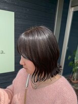 ノーヴァ バイ ボナ 前橋店(nova by bona) 【ボブ】艶感あふれるナチュラル 骨格補正小顔見えスタイル