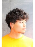 クラウドマッシュワイルドツーブロック無造作ショート好感度