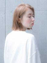 ルティア(Lutia)&nbsp;かきあげバング  ダブルカラー  伸ばしかけヘア