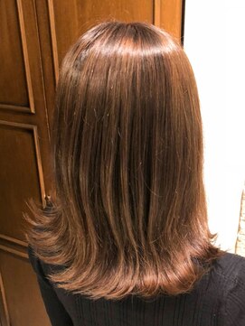 ラックスビー スカイ 大阪梅田店(LUXBE SKY) ブラウンカールヘア by MIKI【LUXBE 大阪梅田店】