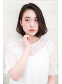 [OCEAN Hair&Life]大人ボブ☆アッシュブラウン☆毛先パーマ☆