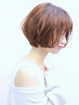 モリオ フロム ロンドン 成増店 【morio成増】かわいいショートボブ☆ブランジュ春カラー