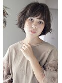 「Sac.」　大人かわいい　小顔　ニュアンスショート