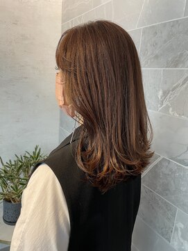 ジル アンク(Jill ankh) 《Jillankh姫路駅前》レイヤースタイル赤み消しオリーブアッシュ