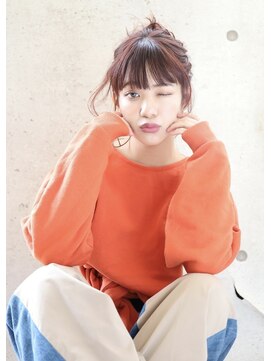 ヘアアンドメイク シークネクスト(HAIR&MAKE SeeK NEXT) 【SeeK NEXT島貫】ゆるルーズ×お団子アレンジ