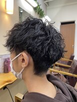 キャラシャローネ お台場(CharaChalone)&nbsp;メンズツイストスパイラルパーマ／マッシュ/ツーブロック