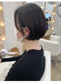 ツヤ髪☆耳かけ大人ショートボブ
