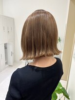 ジーナ 西新(Zina) [Zina西新]髪質改善/ハイトーンカラー/シルキーベージュ/ボブ