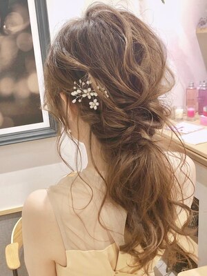 崩れにくく、カワイイが叶う★高い技術でフルアップも対応☆結婚式/二次会/お呼ばれ/コンサートなどに◎