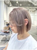 秋のくすみカラー♪ミルクティーグレージュ◎