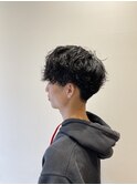 マッシュショート×パーマ