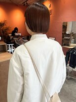 ユニ(uni)&nbsp;ボブ/ミニボブ/オレンジブラウン/20代/30代/40代