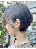 30代40代50代耳かけショート前髪なしハンサムショートカット小顔