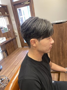 バックドロップ(Back Drop) センター分け