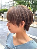 30代40代大人女性/前髪ありショートボブ/ショートヘア/髪質改善