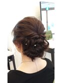 くるりんぱヘアアレンジ