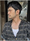 刈り上げ過ぎないメンズショート