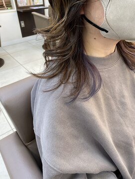 スタイルクリエイター 牛久店(Style Creator) インナーカラー　バイオレット