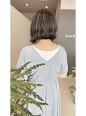 【Lowe'】 外はねボブ×ハイライトカラー