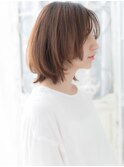 ■ミルクティーアッシュ段カットくびれボブ308-2★越谷30代40代