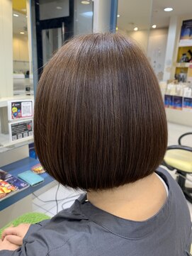 ヘアープレイスクリアライン 栄町店(hair place CLEAR LINE) 【メテオカラー×ボブ】髪質改善/トステア/シルク架橋/メテオ