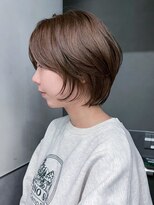 アルバム 渋谷パルコ(ALBUM) ショートおくれ毛前髪カット美髪顔周りレイヤー_ba544341