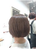 40代50代60代/大人ボブ/丸みボブ/明るめボブ/軽めボブ