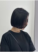 ミニボブ/アッシュブラック/ブルーブラック/艶髪/ボブ/表参道