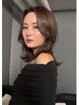 サンド 大阪梅田(sand)&nbsp;＠hitoshi__sand ボブ/黒髪/ネビージュ/小顔/ワンレン/大阪梅田