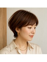 スープレックス ヘアーデザイン(SOUPREX HAIR DESIGN)&nbsp;ミセス柔らかショートボブ　20代 30代 40代 50代 60代 髪質改善