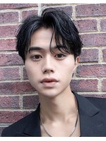 オーシャントーキョー ホワイト 原宿(OCEAN TOKYO WHITE)&nbsp;かき上げセンターパートビジネスサイドパートニュアンスパーマ