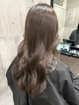 アンダーバーホワイト 南海難波店(_WHITE) 透明感グレージュ艶カラー