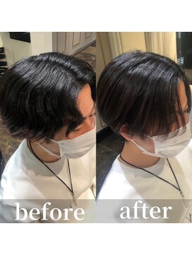 メンズサロンENORE銀座店 メンズカット/ブリーチ/メンズパーマ/髪質改善/縮毛矯正 メンズ縮毛矯正/曲がる縮毛矯正/メンズ髪質改善/メンズカット