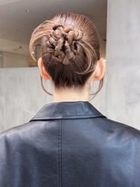 アルバム 銀座(ALBUM GINZA)&nbsp;おくれ毛顔周りレイヤーロング前髪カット_ba574693