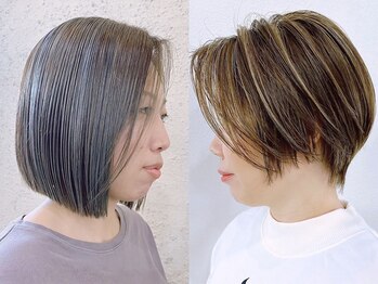 イーストハムアール(EAST HAM r)の写真/話題の白髪ぼかしカラーお任せください！お洒落なハイライトデザインで白髪が目立たなくなります◎