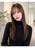 ストレートヘアでも決まる！！似合う長さと前髪を提案します！！
