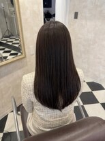 キャパ セントラル 天神 大名店(CAPA central) レイヤーカット ナチュラルブラウン 髪質改善 艶髪 20代