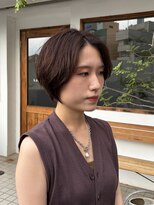フゾンカウチ(fuzon kauti)&nbsp;ダークパープル/ナチュラルショート/ミルクブラウン/夏/北池袋