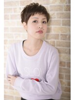 ヘアーアンドメイク シーク 八王子(HAIR&MAKE SeeK) ミニマムショート×イノセントアイスブルー