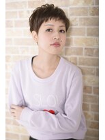 ヘアーアンドメイク シーク 八王子(HAIR&MAKE SeeK) ミニマムショート×イノセントアイスブルー