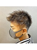 前下がりTHAアップバング