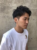 キャラクター(character) メンズ　ショート　パーマ