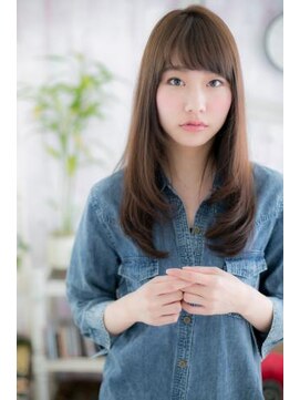 ミック ヘアアンドメイク アップ 駒込店(miq Hair&Make up) ノームコア◎シアーグレージュ小顔ナチュラルストレート